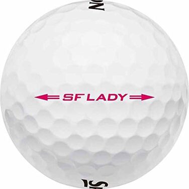 М'ячі для гольфу Srixon SoftFeel Lady, 2 шари, білі