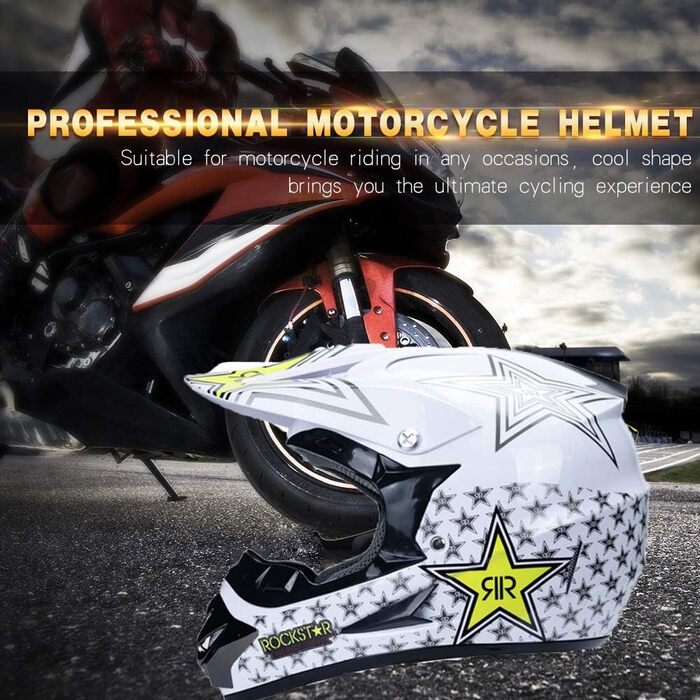 Дитячий мотокросовий шолом для мотоцикла, велосипеда, ATV, BMX, даунхіл та ендуро – захисний шолом для юніорів і дітей, крос-байк, оффроуд, преміум якість