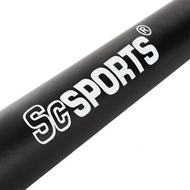 Штанга ScSPORTS 140см, 30мм, 120кг, сталь, хром, пружинний замок