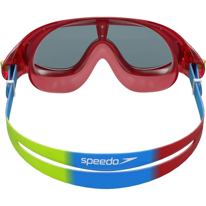 Окуляри для плавання Speedo Unisex Kids Junior Biofuse Rift (один розмір, лавовий червоний/японський синій/димовий)