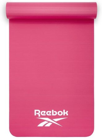 Гімнастичний килимок Reebok, нековзний, рожевий, 15мм