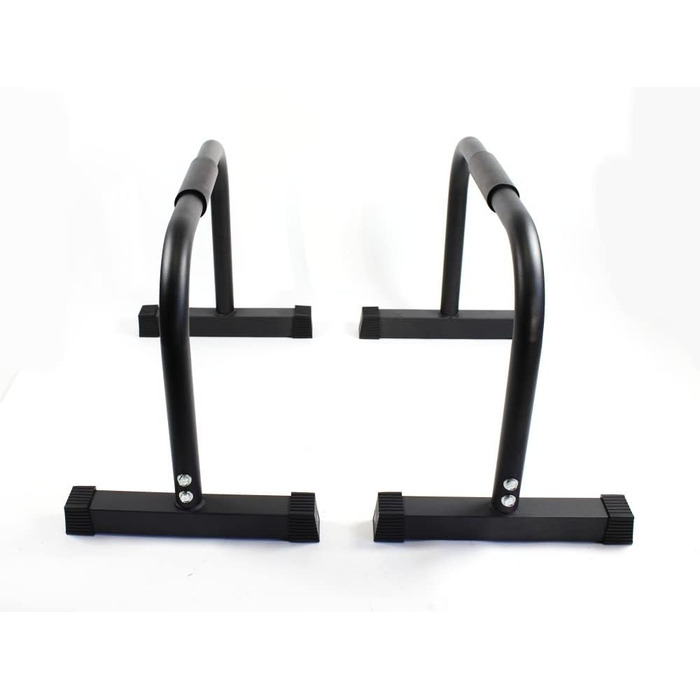 Преміум Dip Station Parallettes 45 см до 200 кг Гімнастика Чорний