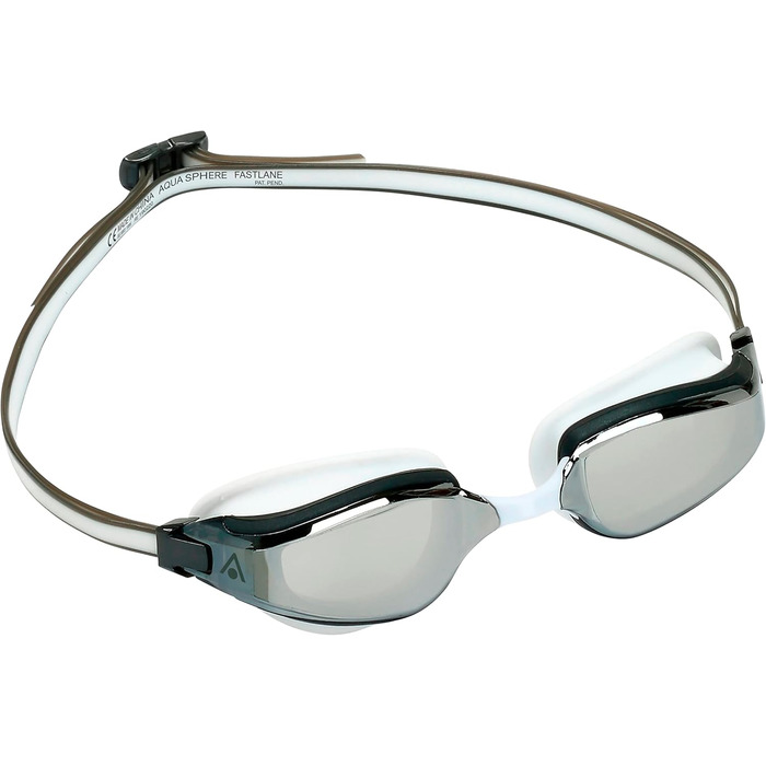 Окуляри Aquasphere Fastlane, UV захист, силікон, SILVER TITANIUM