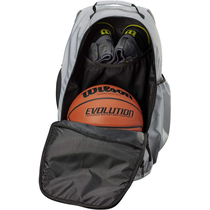 Рюкзак Wilson Evolution для баскетболу, унісекс, чорний/сірий