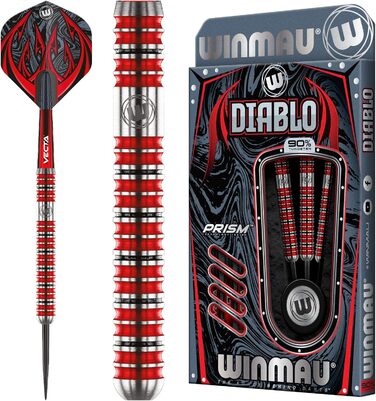 Вольфрамові дротики WINMAU Diablo Professional, сталевий наконечник, 22 г