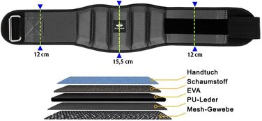 Пояс для важкої атлетики DIBAR для чоловіків та жінок. Пояс для тренажерного залу з важкою атлетикою. Пояс підтримки спини для фітнесу, пояс для тренажерного залу, підвищує інтенсивність, безпеку та комфорт під час силових тренувань