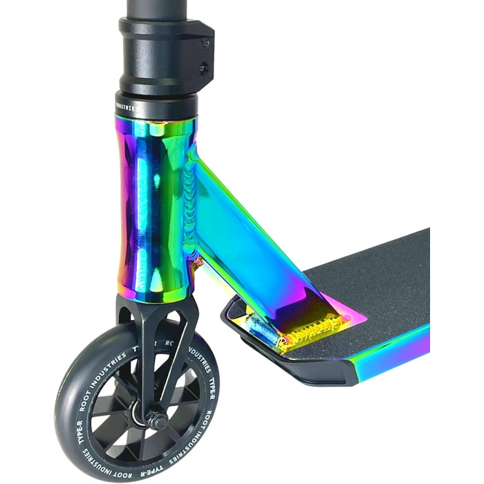 Трюковий самокат Root Industries R-типу H 82,5 мм Park-/Trick-/Kick Scooter наклейка Fantic26 Rainbow Neochrome