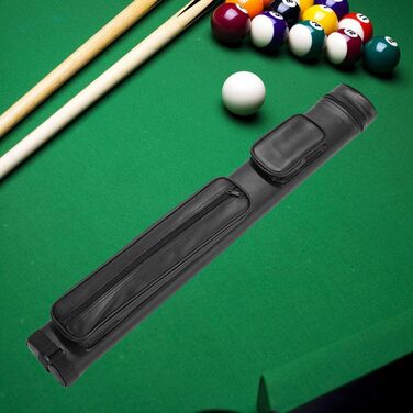 Сумка для більярду Dickly Pool Cue Bag 4 отвори Футляр для зберігання більярду Легкий захисний тримач Сумка з PU шкіри 4 отвори чорний