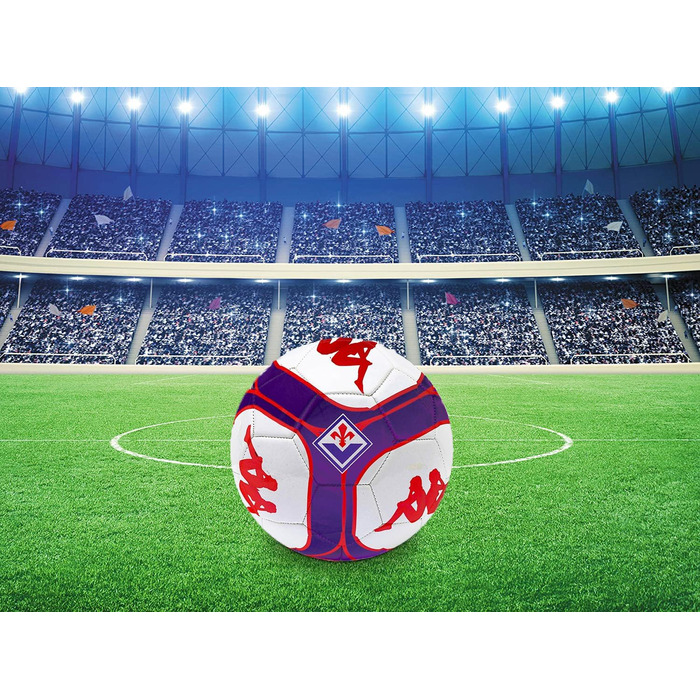 Офіційний футбольний м'яч Kappa Fiorentina, фіолетовий з червоним логотипом