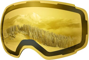 Лінзи OutdoorMaster Ski Goggles PRO - поляризовані, VLT 75, жовті