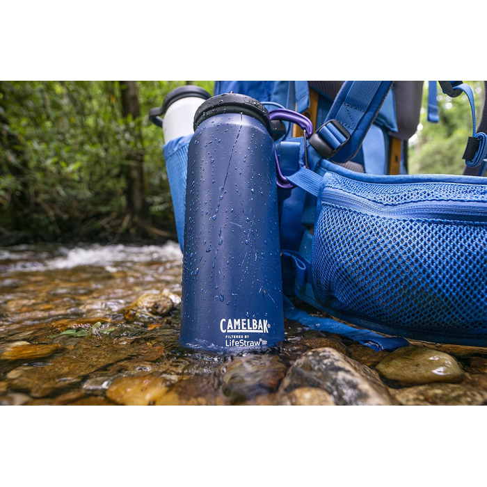 Пляшка для води для дорослих Eddy Lifestraw проти 1 л, чорна, одного розміру