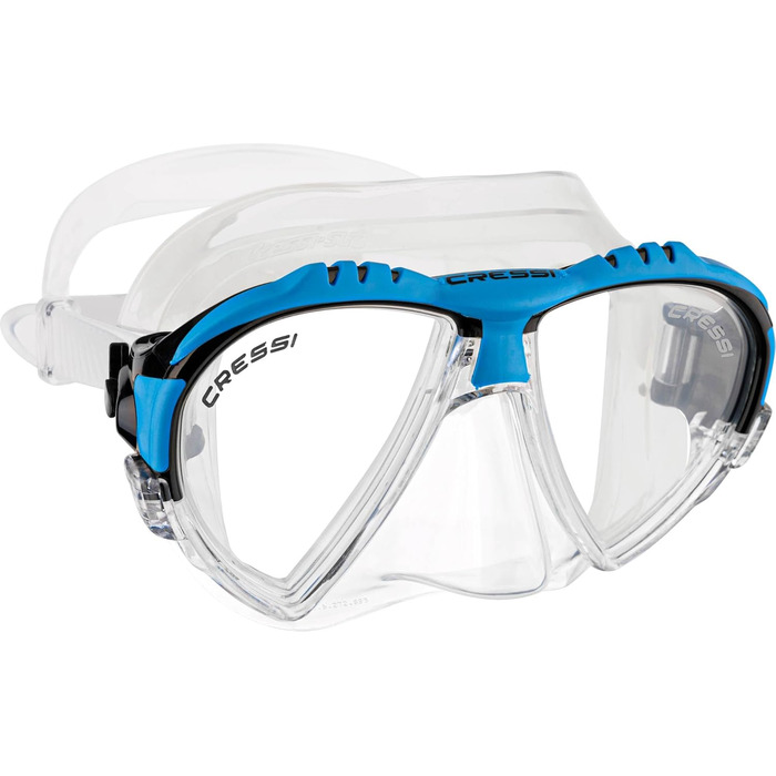 Маска Matrix або Combo Set Mask Snorkel Gamma для дайвінгу та снорклінгу, One Size, Unisex Clear/Blue Mask Snorkel