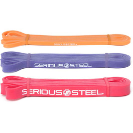Силова стрічка Serious Steel 41'', важка еспандерна стрічка для підтягувань, розтяжки, пауерліфтингу та силових тренувань