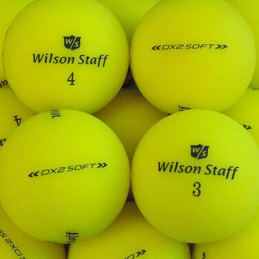 М'ячі для гольфу Wilson Dx2/Duo Soft Optix Жовті матові