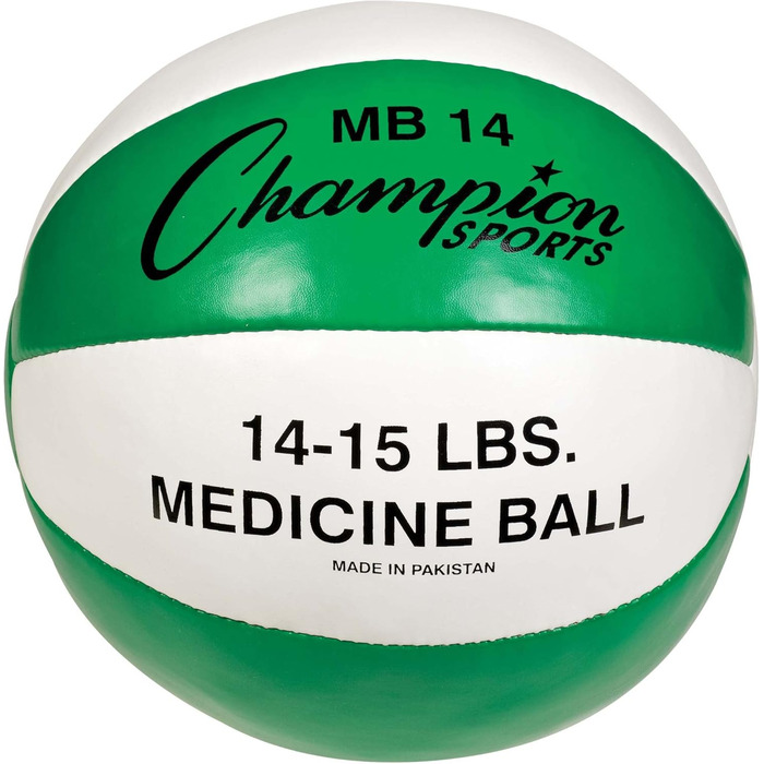 Медичний м'яч Champion Sports зі шкіри