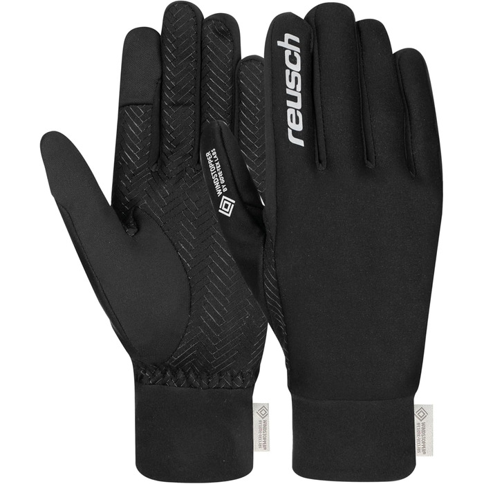 Рукавички Reusch Karayel Windstopper Touch-tec (10, чорний-сріблястий)