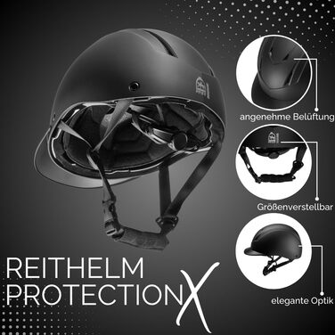 Дитячий захисний шолом PFIFF ProtectionX, регульований розмір XS/S, вентиляція, синій/чорний/рожевий