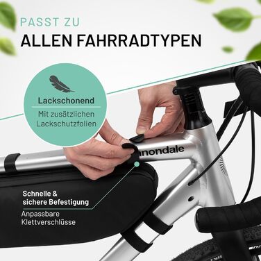 Велосипедна сумка на раму BIKEPACK для шосейних і гірських велосипедів, преміум якості, верхня сумка для байкпакінгу