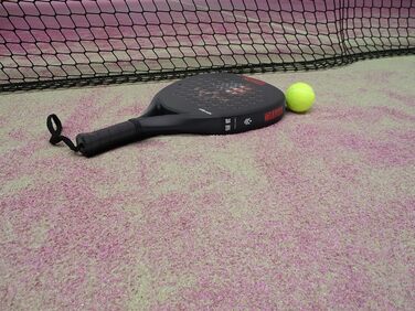 Ракетка Warrior Carbon Padel, 3 K, ромбоподібна форма, з сумкою