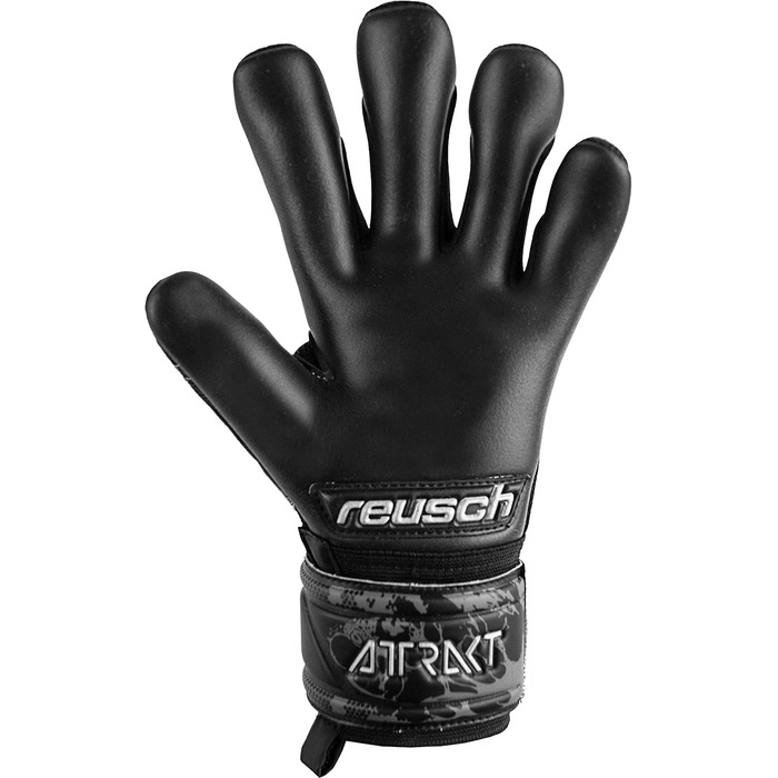 Рукавички Reusch Attrakt Infinity Junior, чорні, хороше зчеплення