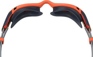 Окуляри для плавання Speedo Biofuse 2.0 Mirror для дорослих, унісекс, дзеркальні, колір Amber Wave/Steel/Crimson, універсальний розмір
