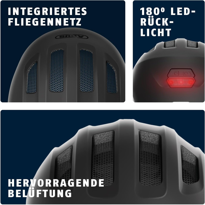 Дитячий велосипедний шолом ABUS Smiley 3.0 ACE LED з підсвіткою