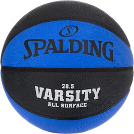 Відкритий баскетбольний м'яч Spalding Varsity Intermediate Розмір 6, 28.5 Синій / Чорний