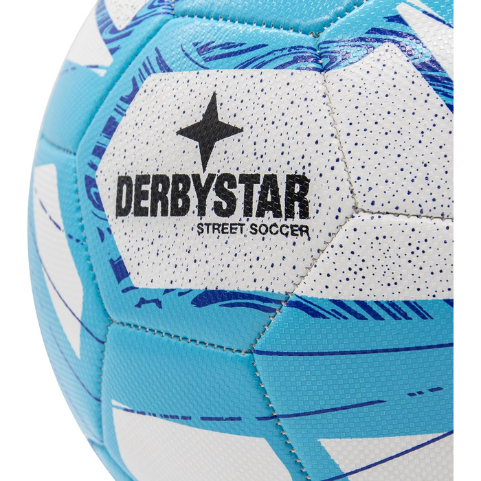 Футбольний м'яч Derbystar Street Soccer розмір 5 біло-синій