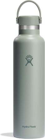 Гідрофляга HYDRO FLASK 709 мл (24oz), стандартне горлечко, ізольована пляшка з нержавіючої сталі, спортивна термобутилка з герметичною кришкою та ремінцем, для води, підходить для посудомийної машини, колір Agave