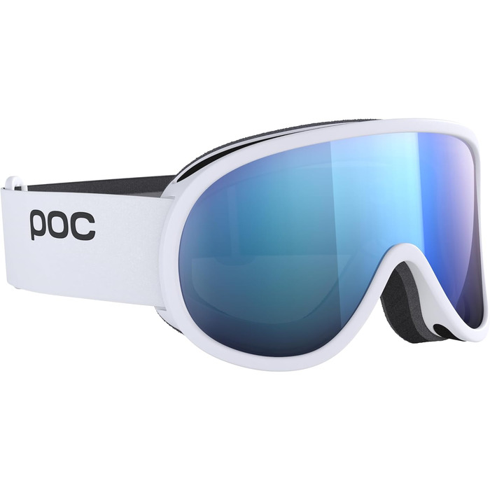 Гірськолижні окуляри POC Unisex Retina Mid Ski (одного розміру, водневий білий/частково сонячно-синій)