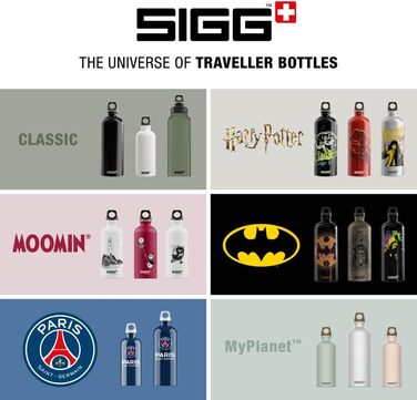 Пляшка SIGG Alu Traveller 1 л - нейтральна, герметична, без бісфенолу А