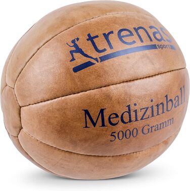 Трени Medicine Ball Шкіра - Оригінал - 800 г до 5 кг - Medicine Ball - Спортивний медичний м'яч 5.00 кг