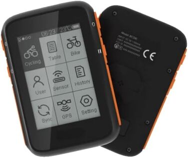 Велокомп'ютер ANT Bluetooth 2.4 LCD, одометр, GPS