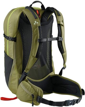 Туристичний рюкзак Vaude Wizard 30+4, водовідштовхувальний, для жінок і чоловіків, зручна спинка, органайзер, колір авокадо