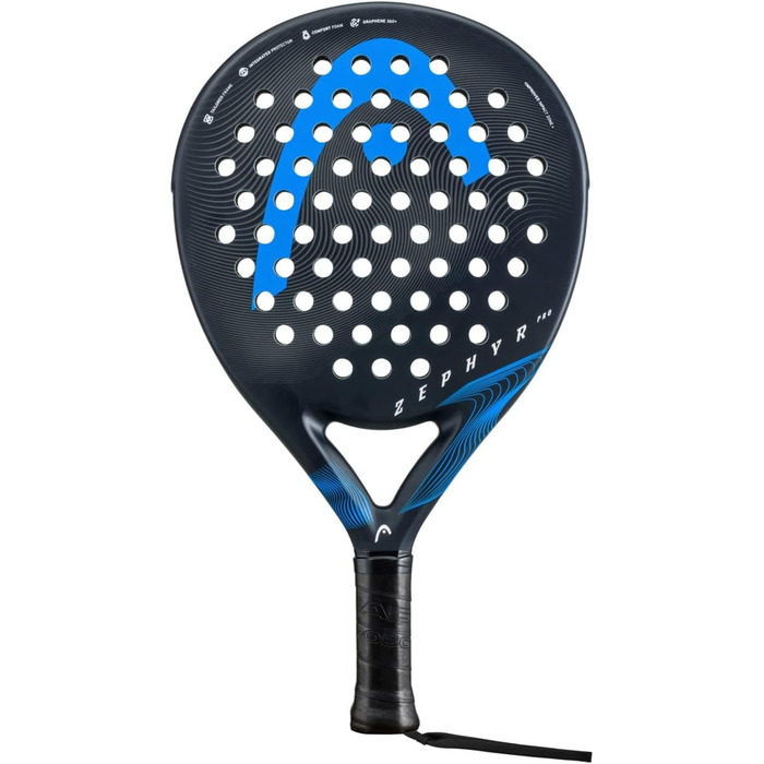 Ракетка HEAD Zephyr Pro 2023 Padel, чорна/синя