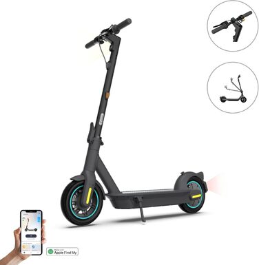 Електросамокат Segway-Ninebot MAX G30D II, 65 км, сірий (2021)