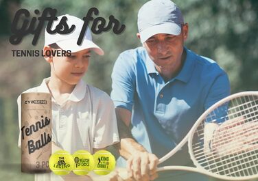 Набір CybGene Tennis Gifts 3 унікальні м'ячі для гравців і собак