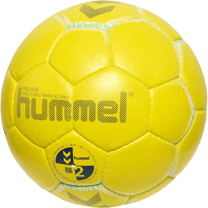 Гандбольний м'яч hummel Premier Hb дорослий розмір (1, ЖОВТИЙ/БІЛИЙ/СИНІЙ)