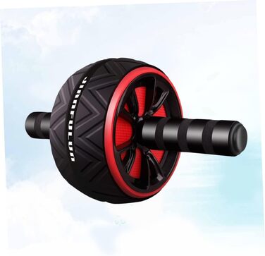 Тренажери WOONEKY Abdominal Wheel, чорні, 30x16 см - аксесуари для преса