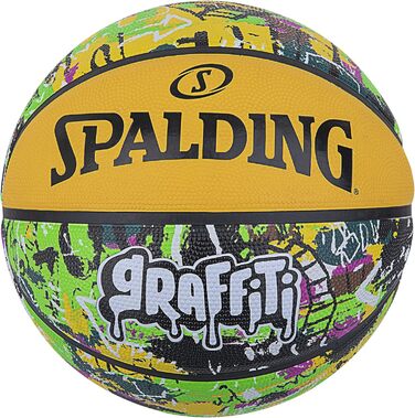 Баскетбольні м'ячі Spalding Унісекс-Дорослі 7 жовтих