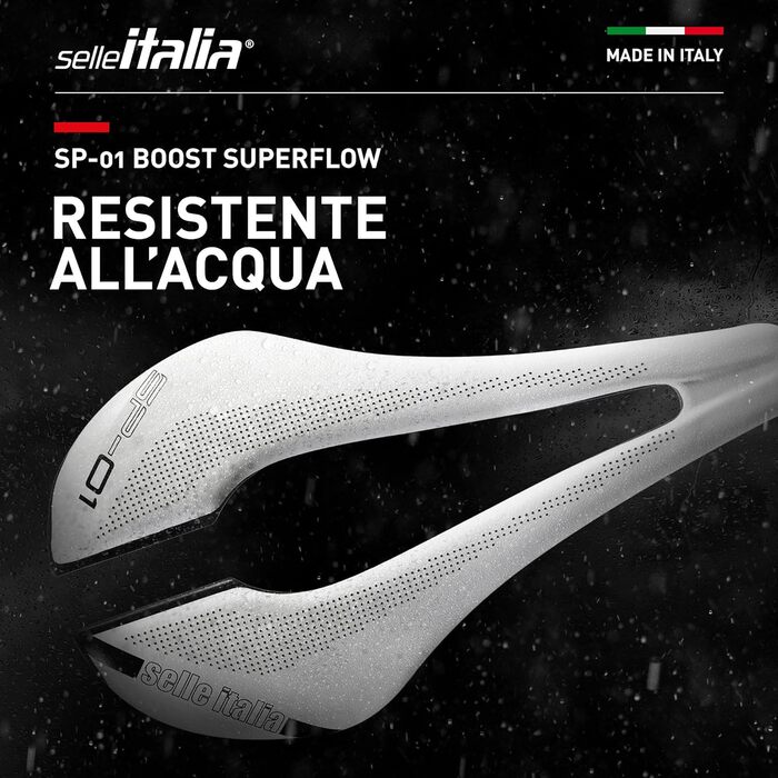 Сідло Selle Italia SP-01 Boost Superflow біле унісекс, один розмір