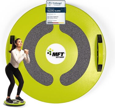 Балансувальна дошка MFT Fun Disc Classic, дерев'яна, для фізіотерапії та тренування координації, антиковзка, професійна, виготовлена в Австрії