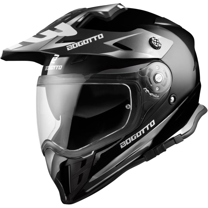 Шолом для ендуро Bogotto V331 XS чорний, мотошолом
