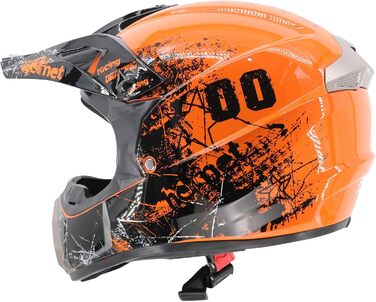 Дитячий та дорослий кросовий шолом для мотокросу, MTB, BMX, Downhill, оффроуд з окулярами і рукавицями