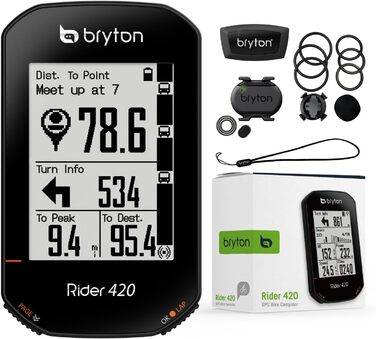 Велокомп'ютер Bryton Rider 420T GPS (з датчиками)