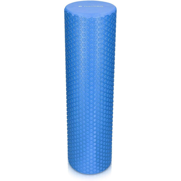 Довжиною 90 см - Pilates Roller Fascia Yoga Roller - Поролоновий ролик для фітнесу спини - Масажний ролик Кольори (90x15см, синій)