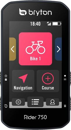 Велокомп'ютер Bryton Rider 750SE, GPS, сенсорний 2.8