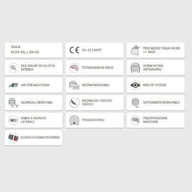 Шолом гірськолижний CGM унісекс, чорний матовий, розмір M (54-58 см)