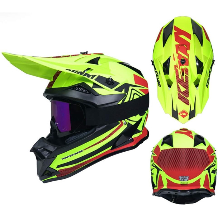 Мотокросовий шолом Fullface для BMX, MTB, мотоциклів, дорослий, для даунхіллу, оффроуд, ATV, 2 кольори