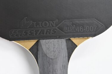 Ракетка LION Premiere Червона Губка 2,0 мм ITTF Для хобі та клубу